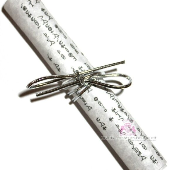 Its Your Divine Destiny Prayer Silver Plated Crystal Cross Stretch Bead Bracelet - Picture 5 of 7